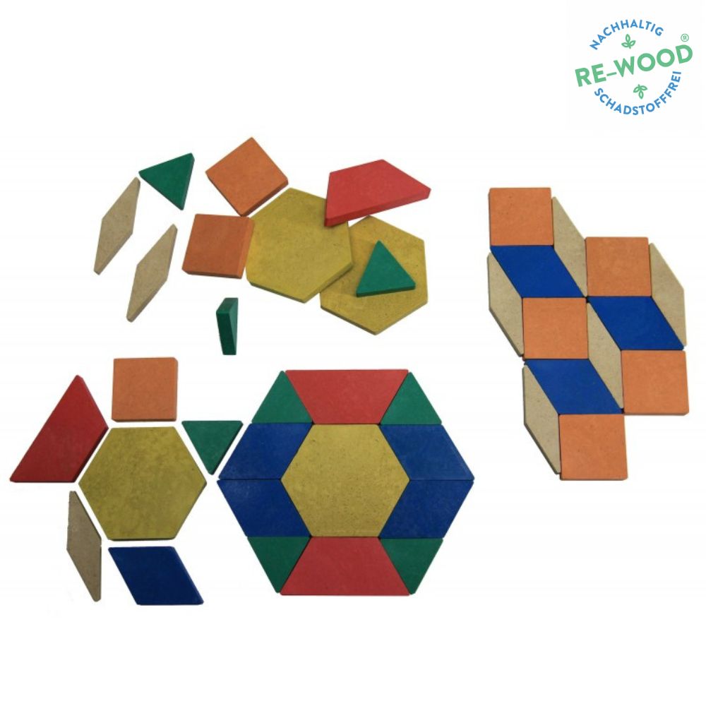 MOSAÏQUES EN BOIS RE-WOOD® - ATTRIMATHS - Eveil Montessori Maroc