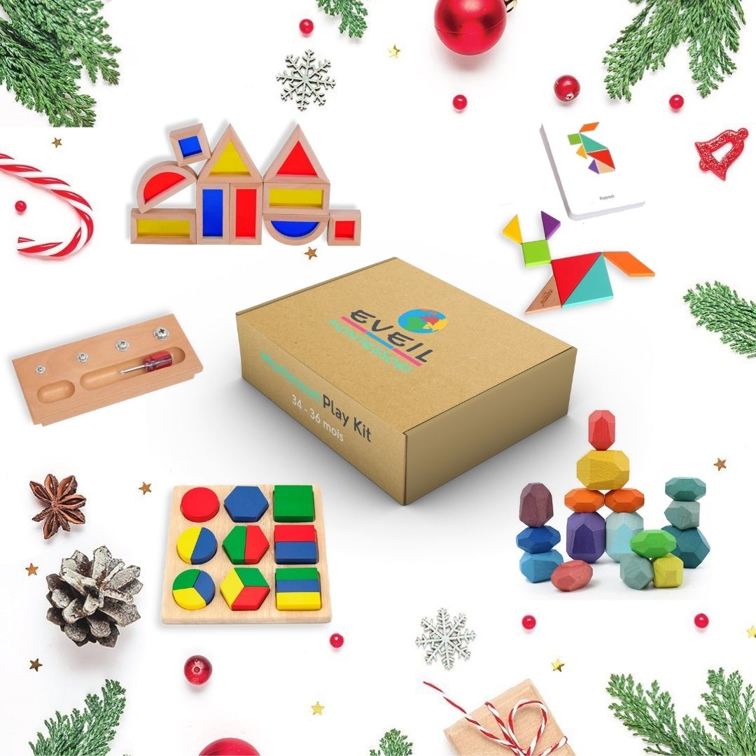 Montessori Play Kit - "L'indépendant" - 34 - 36 mois - Eveil Montessori Maroc