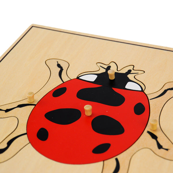 Puzzle de la coccinelle - Eveil Montessori Maroc
