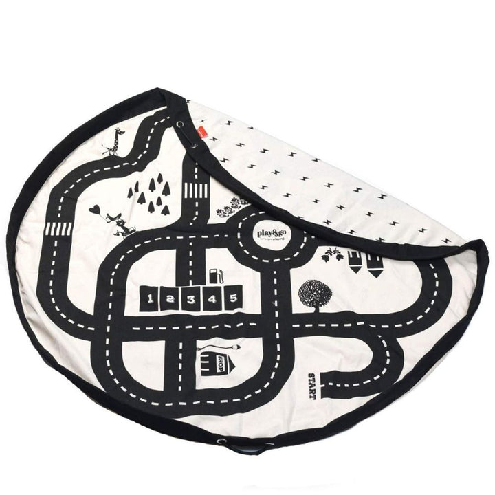 Sac de rangement pour jouets 2 en 1 route | Eveil Montessori Maroc