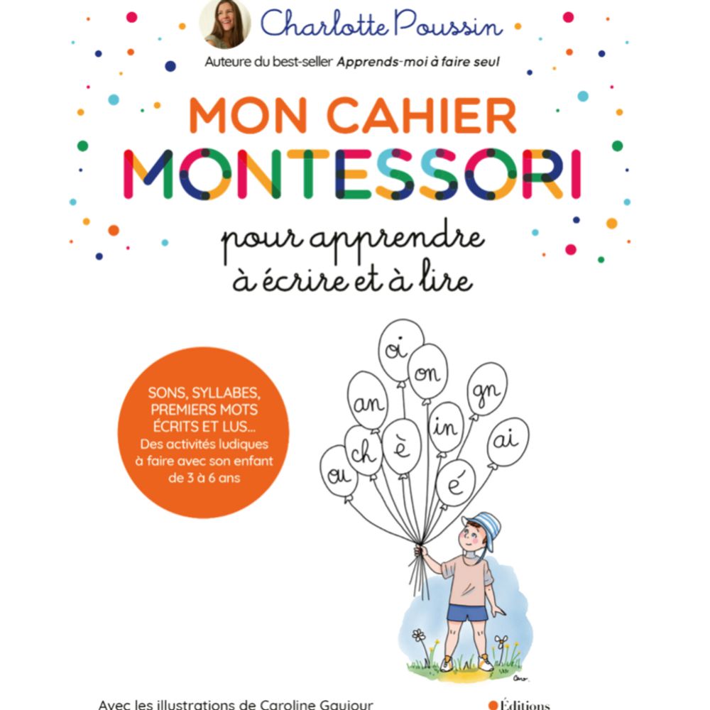 Mon cahier Montessori pour apprendre à écrire et à lire - Eveil Montessori Maroc