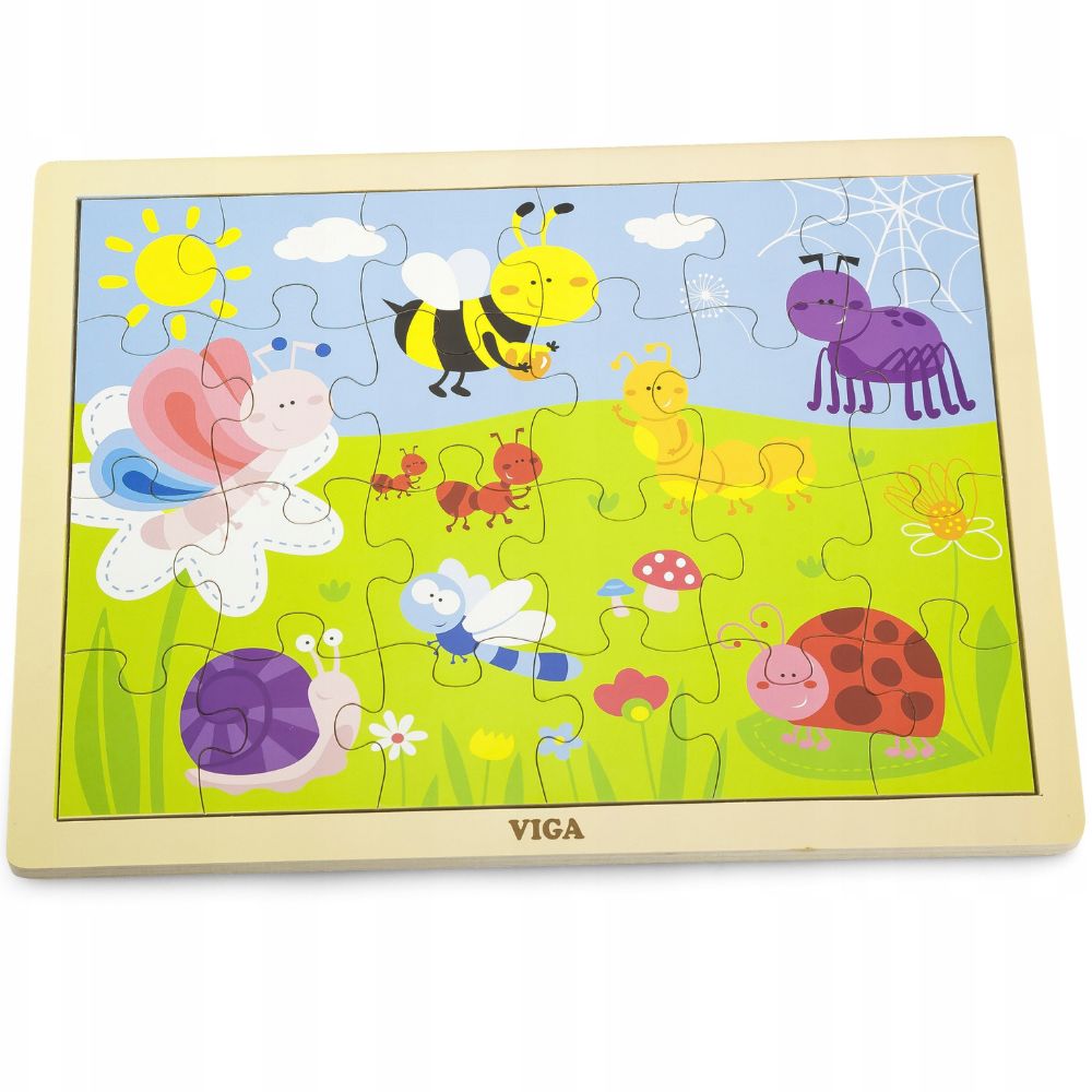 Puzzle en bois Parc - 24 Pcs - Eveil Montessori Maroc