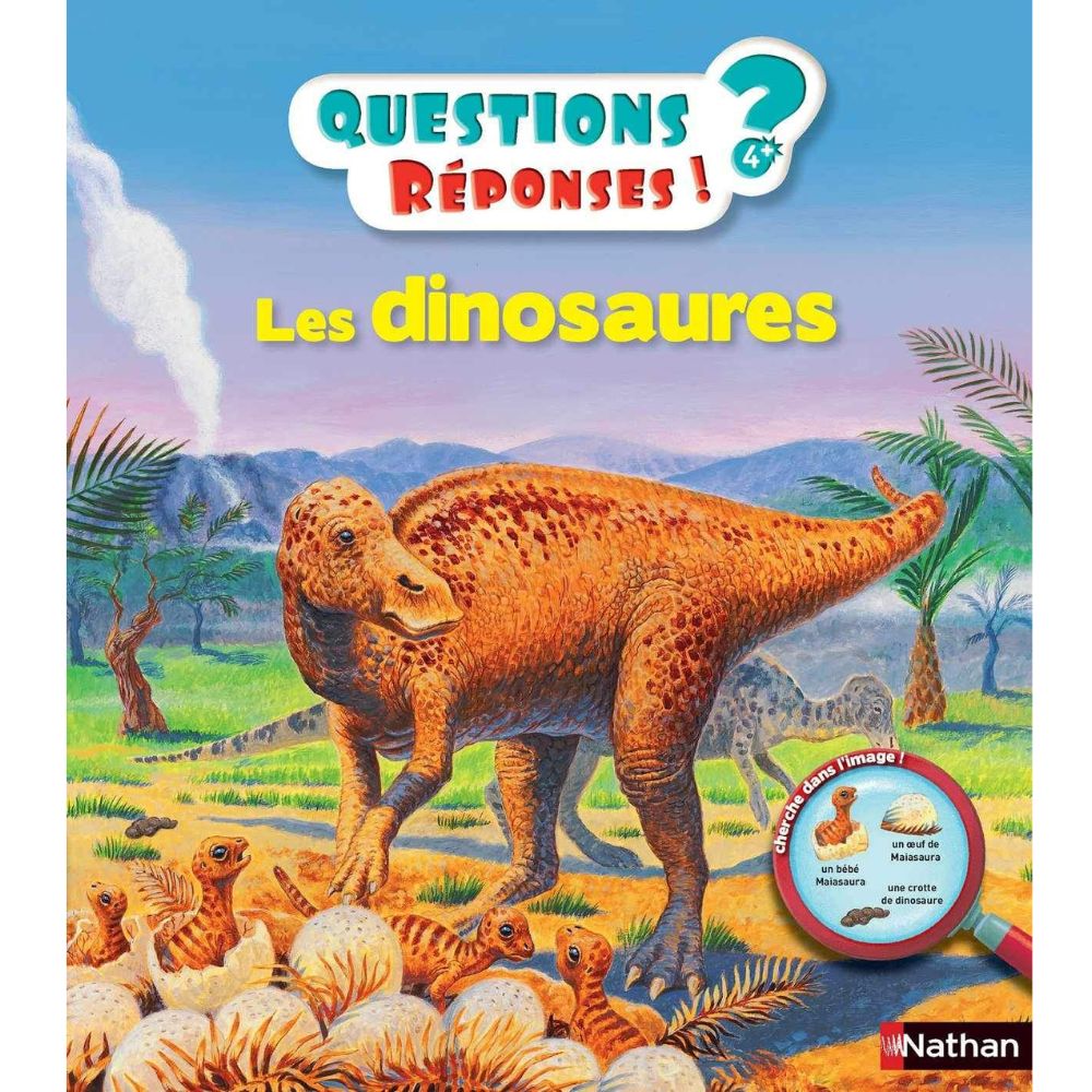 Les dinosaures - Questions/Réponses - doc dès 5 ans - Eveil Montessori Maroc