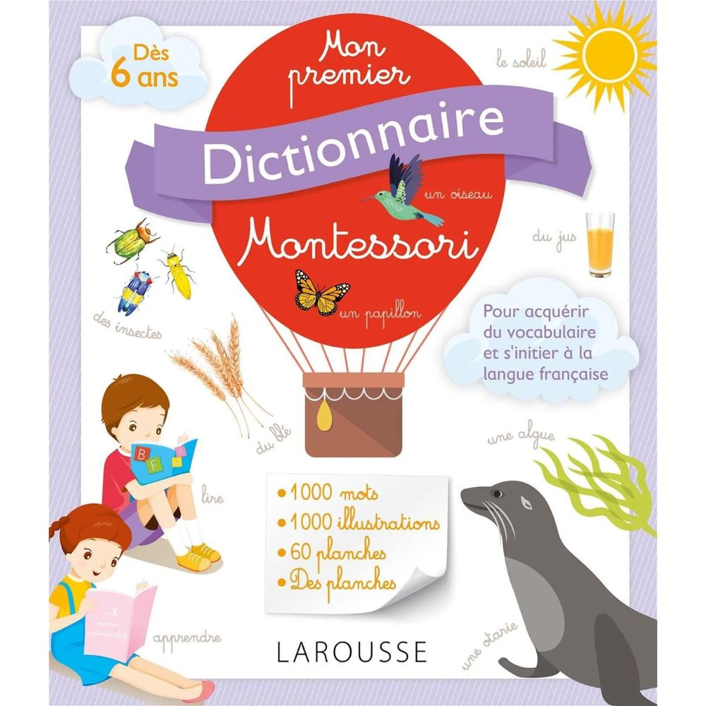 Mon premier dictionnaire Montessori - Eveil Montessori Maroc