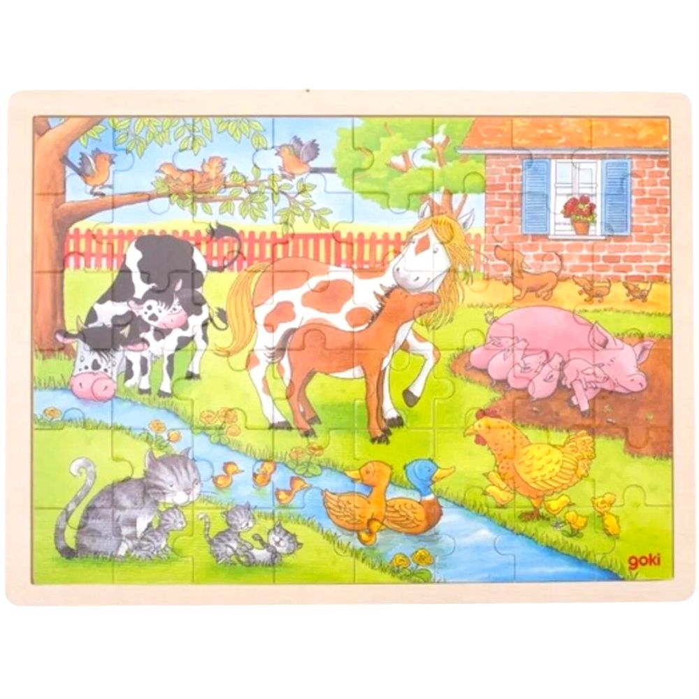 Puzzle Vie à la ferme - Eveil Montessori Maroc