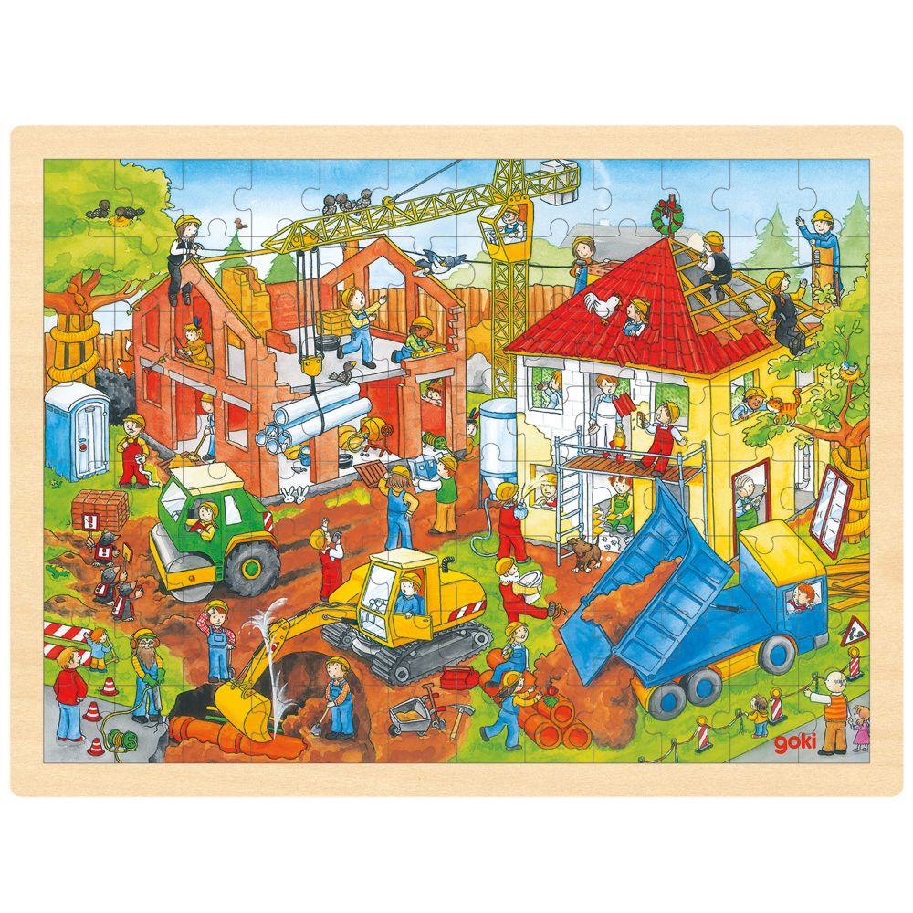 Puzzle chantier - Eveil Montessori Maroc