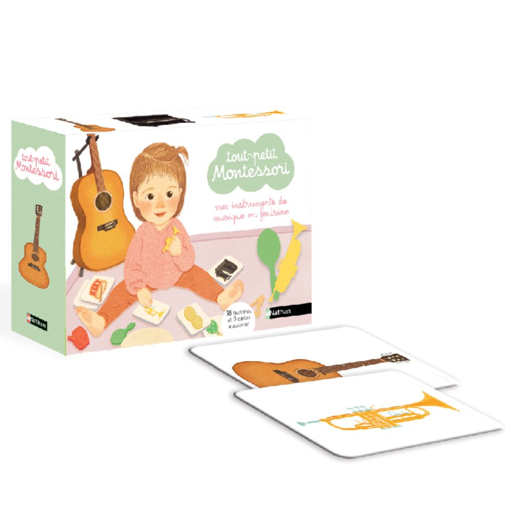 Mes instruments de musique en feutrine - Tout-petit Montessori - Eveil Montessori Maroc