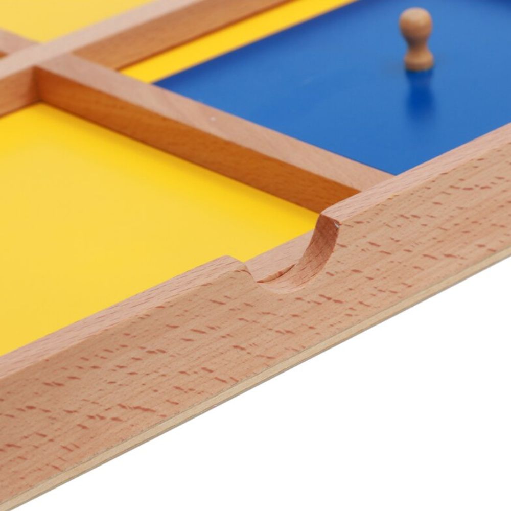 Plateau de démonstration de géométrie - Eveil Montessori Maroc