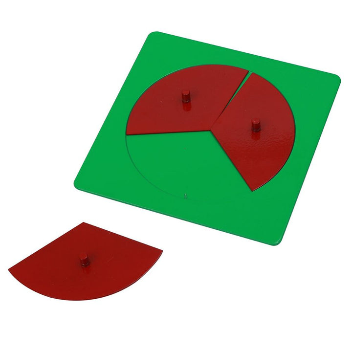 Cercles fractionnés et leur support - Eveil Montessori Maroc