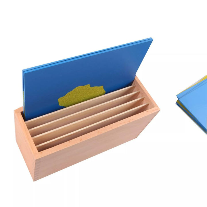 Planches de formes géographiques - Eveil Montessori Maroc