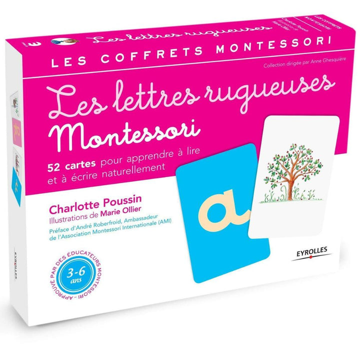 Les lettres rugueuses - Eveil Montessori Maroc