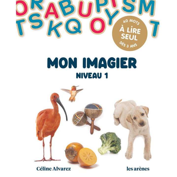 Mon imagier niveau 1 : Céline Alvarez - Eveil Montessori Maroc