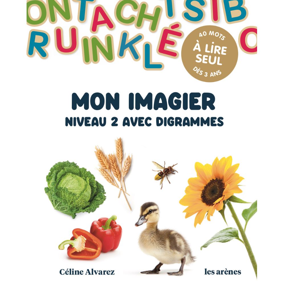 Mon imagier niveau 2 avec digrammes : Céline Alvarez - Eveil Montessori Maroc