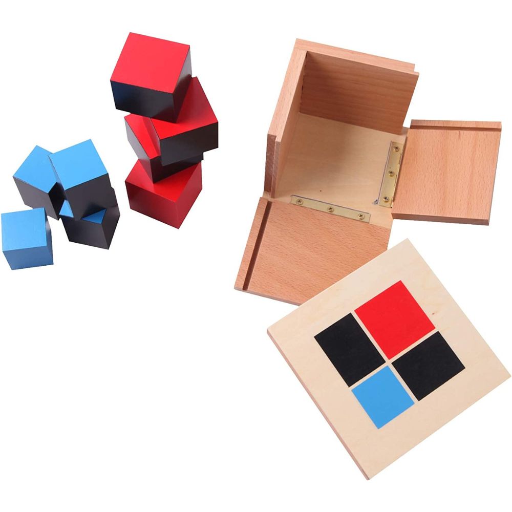 Cube du binôme - Eveil Montessori Maroc
