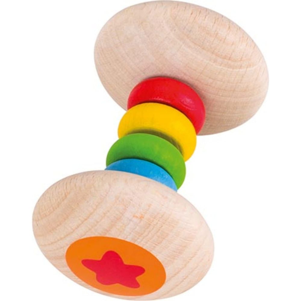 Anneaux à attraper arc en ciel - Eveil Montessori Maroc