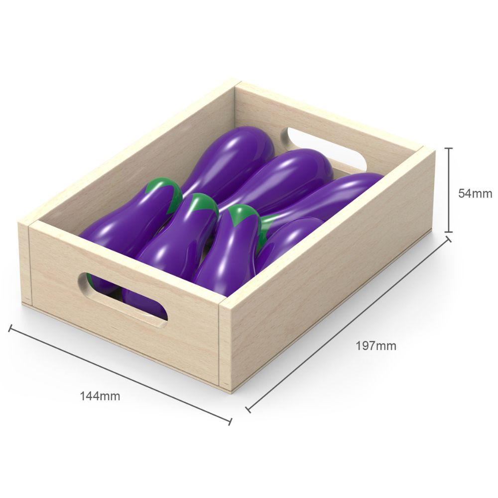 Set de 10 caisses de fruit et légumes - Eveil Montessori Maroc