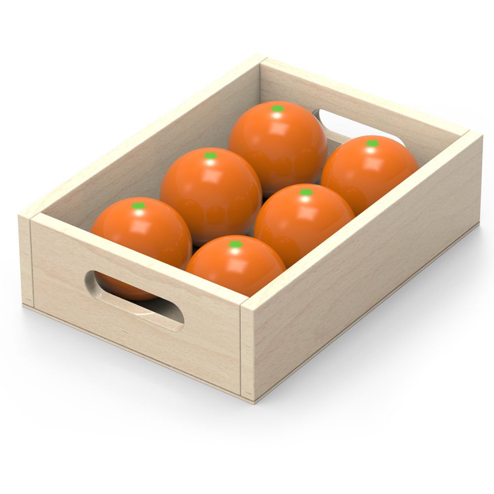 Set de 10 caisses de fruit et légumes - Eveil Montessori Maroc