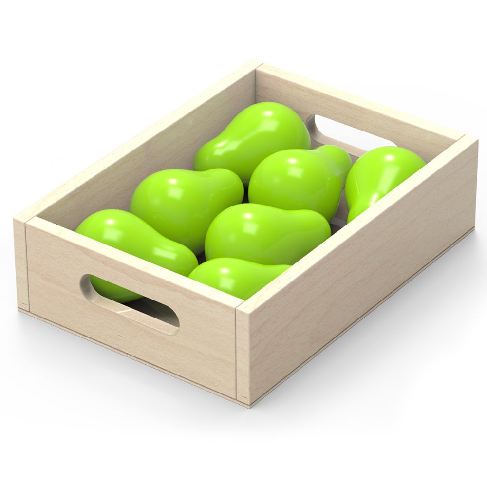 Set de 10 caisses de fruit et légumes - Eveil Montessori Maroc