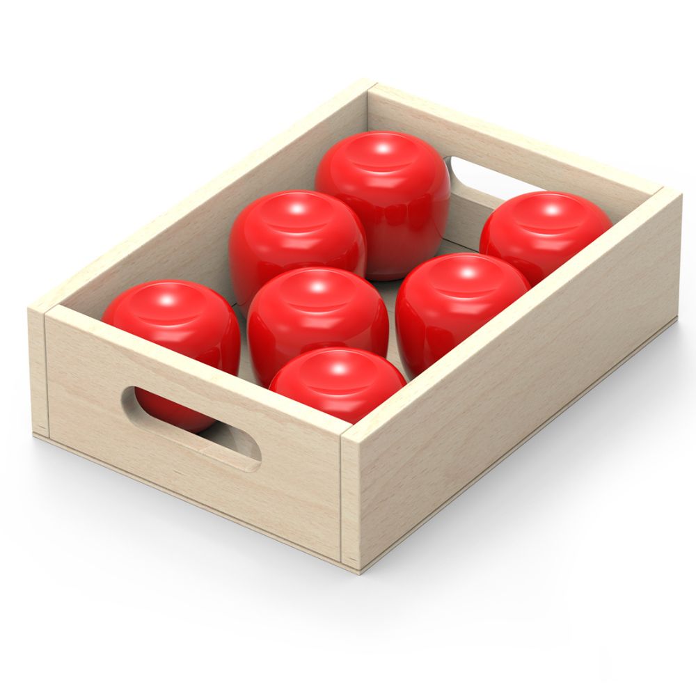 Set de 10 caisses de fruit et légumes - Eveil Montessori Maroc