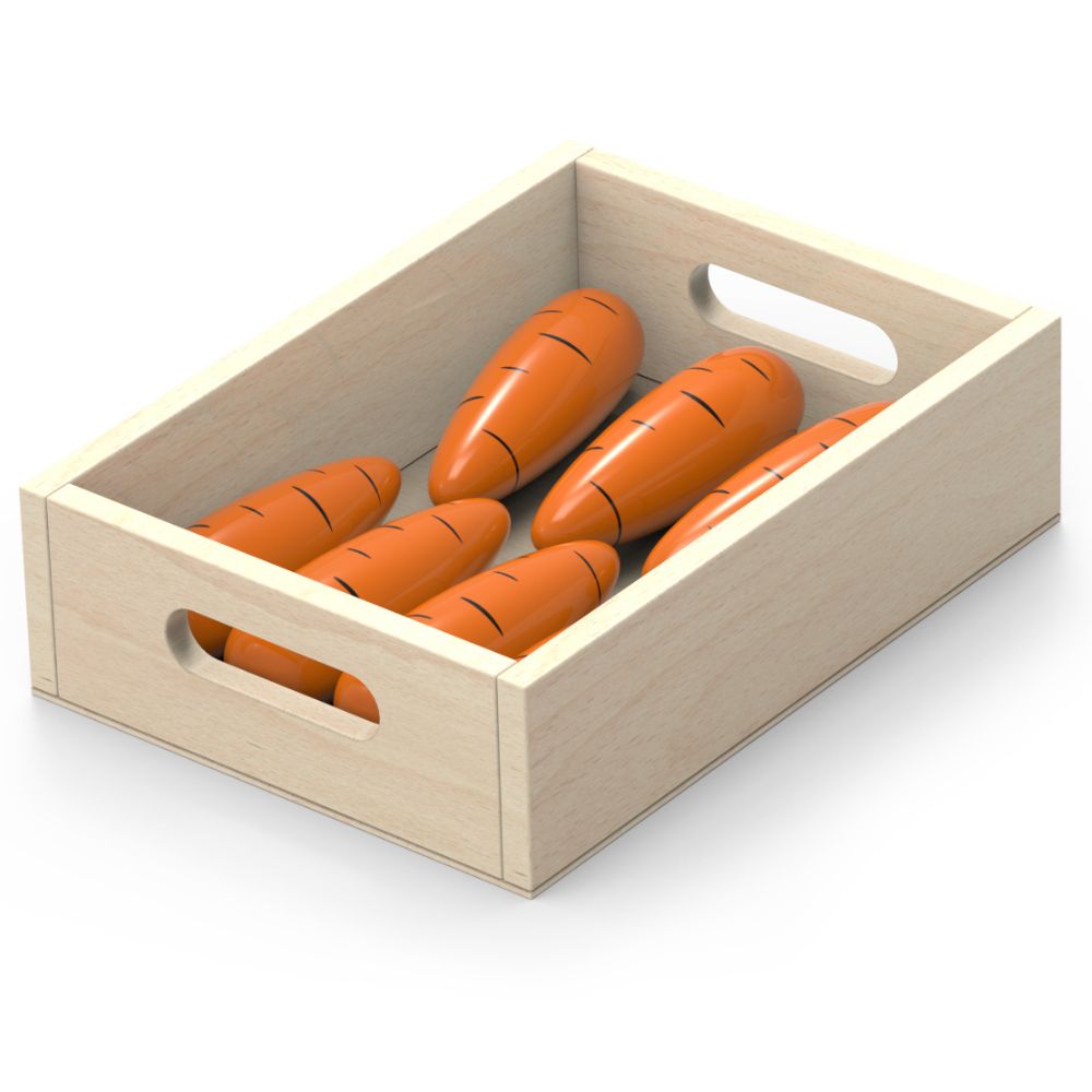 Set de 10 caisses de fruit et légumes - Eveil Montessori Maroc