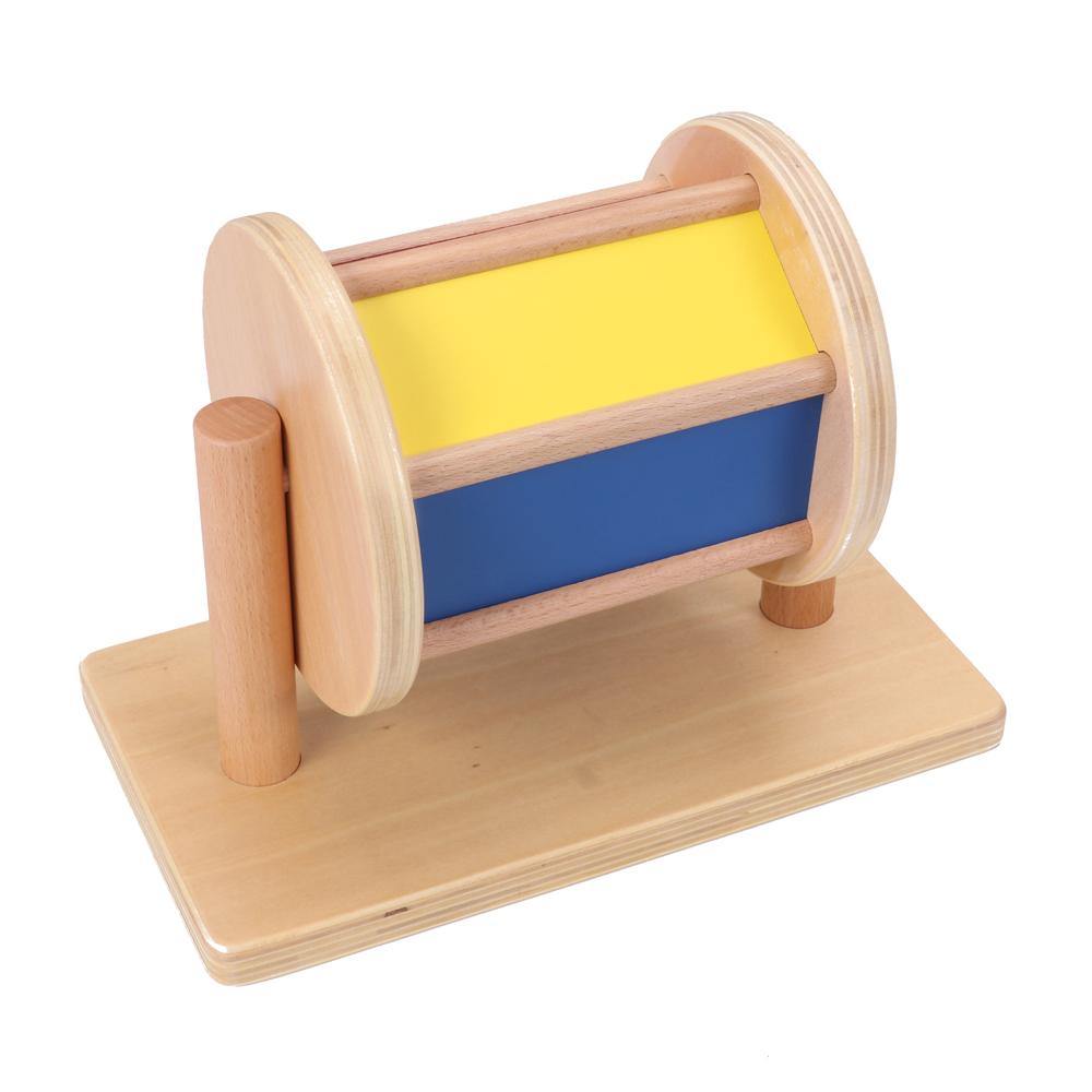 Tambour rotatif avec miroir - Eveil Montessori Maroc