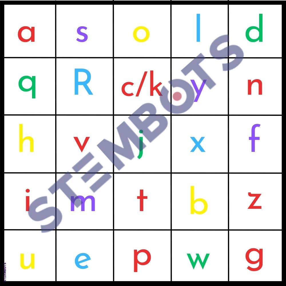 Tapis lettres alphabet (2) pour Souris Code and Go - 1 - Eveil Montessori Maroc