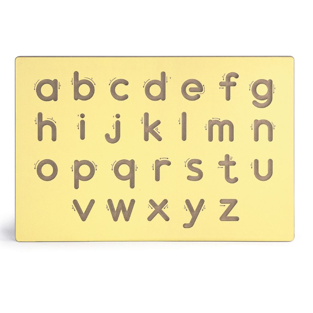 Tracés graphiques - Lettres minuscules - Eveil Montessori Maroc