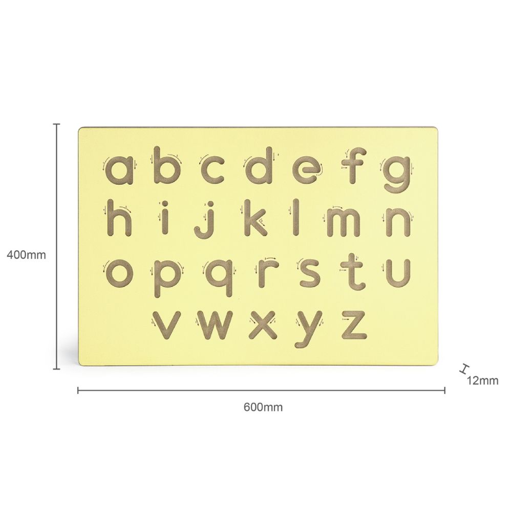 Tracés graphiques - Lettres minuscules - Eveil Montessori Maroc