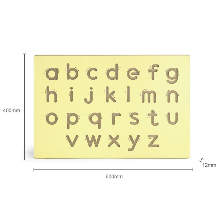 Tracés graphiques - Lettres minuscules - Eveil Montessori Maroc