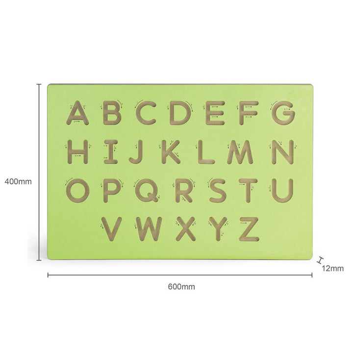 Tracés graphiques - Lettres majuscules - Eveil Montessori Maroc