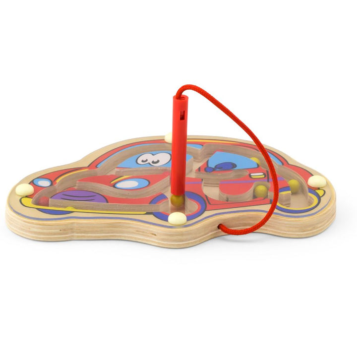 Labyrinthe, traceur de perles magnétiques - Voiture - Eveil Montessori Maroc