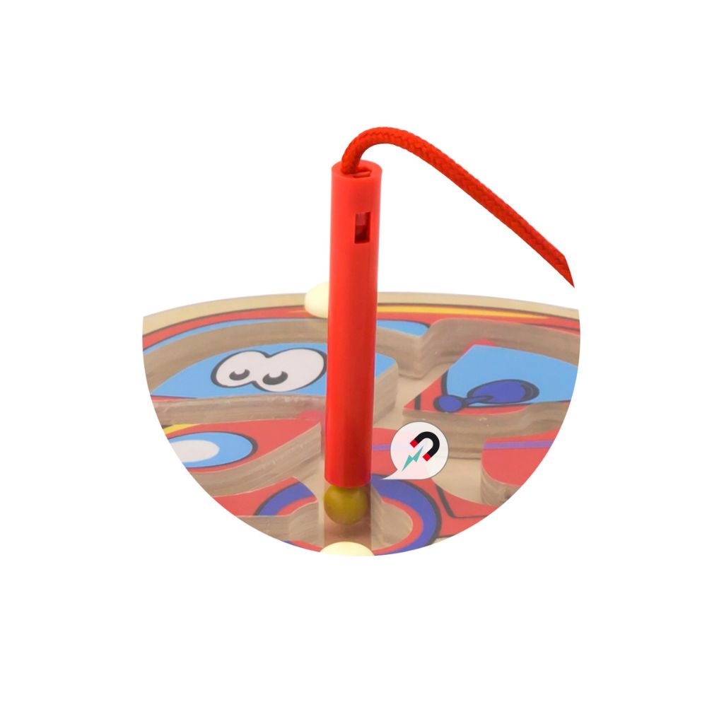 Labyrinthe, traceur de perles magnétiques - Voiture - Eveil Montessori Maroc