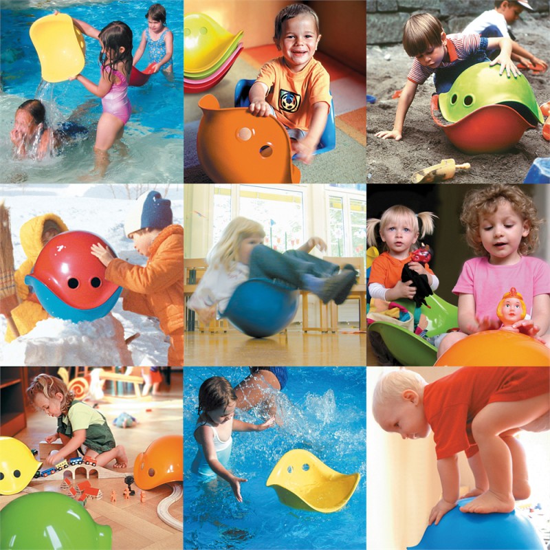 Bilibo - Jeu de motricité libre - Eveil Montessori Maroc