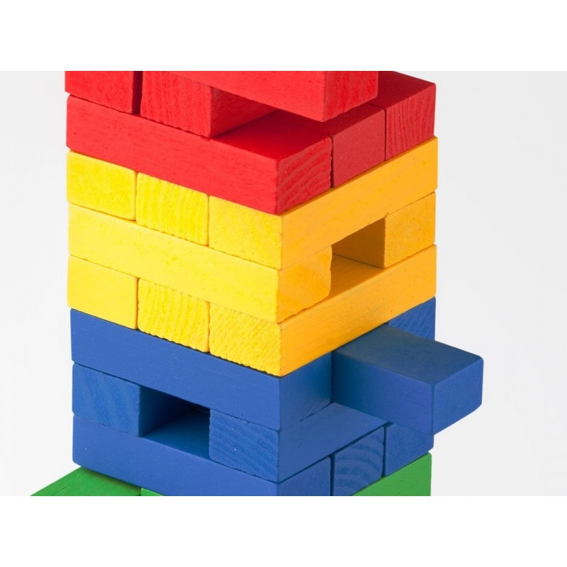 Tour en Bois Block & Block Colors - Eveil Montessori Maroc