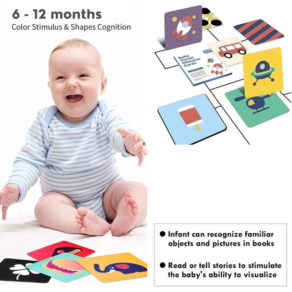 Cartes à contraste - Pack bébé 0 à 6 mois