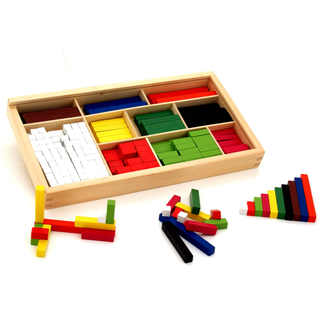 Coffret bâtonnets de calcul - Réglettes Cuisenaire - Eveil Montessori Maroc