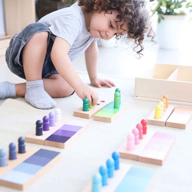 Boites des couleurs - Eveil Montessori Maroc