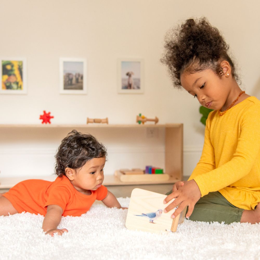 Etagère Montessori Nido - 120x30x40 cm - Meuble de rangement - Eveil Montessori Maroc