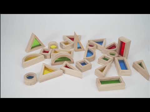 Blocs de fenêtres sensorielles - Jeu de 24 pièces