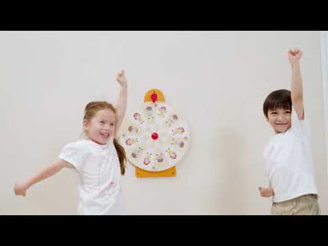 Jouet mural - La roue des émotions