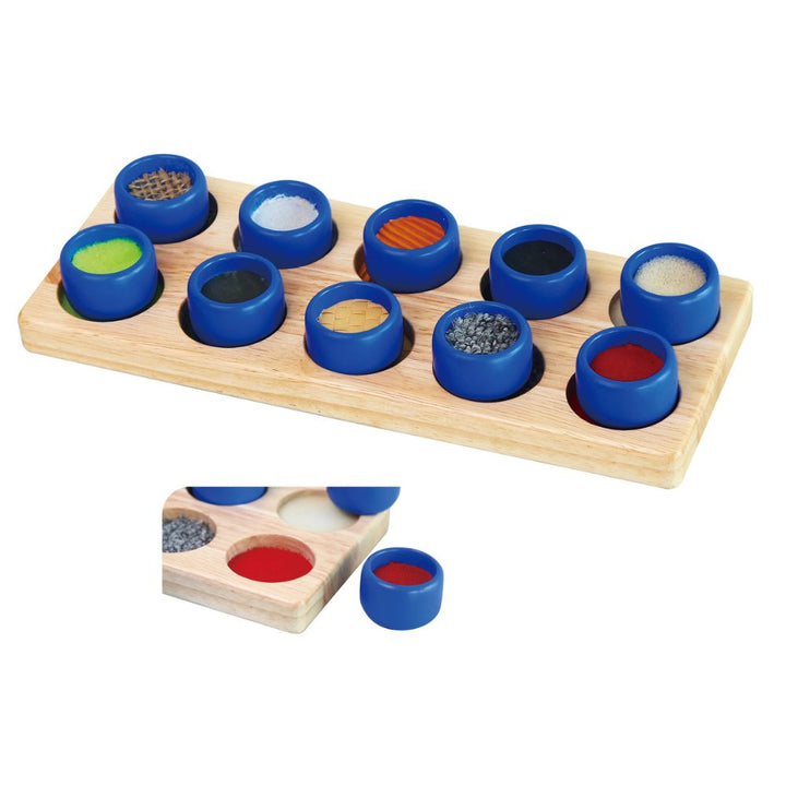 Jeu de mémo tactile - Touch & Match Board. - Eveil Montessori Maroc