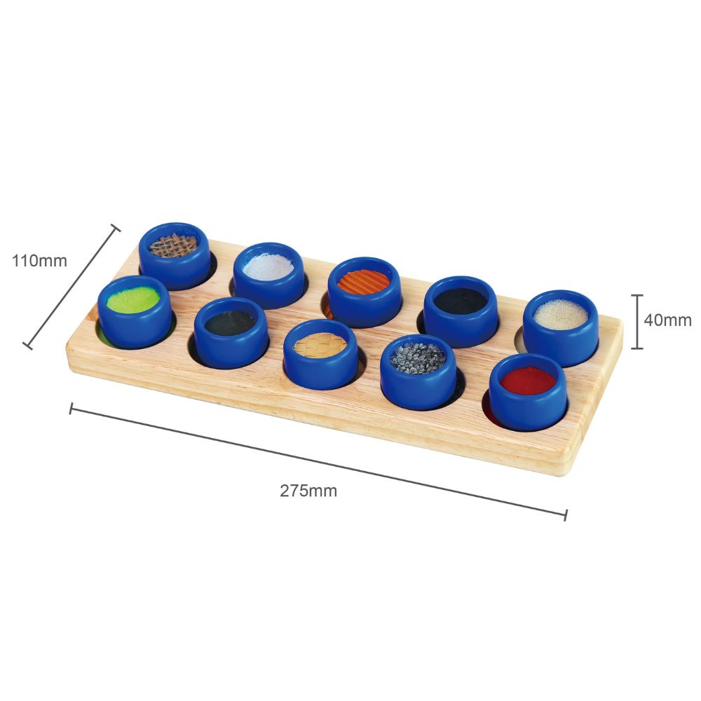 Jeu de mémo tactile - Touch & Match Board. - Eveil Montessori Maroc