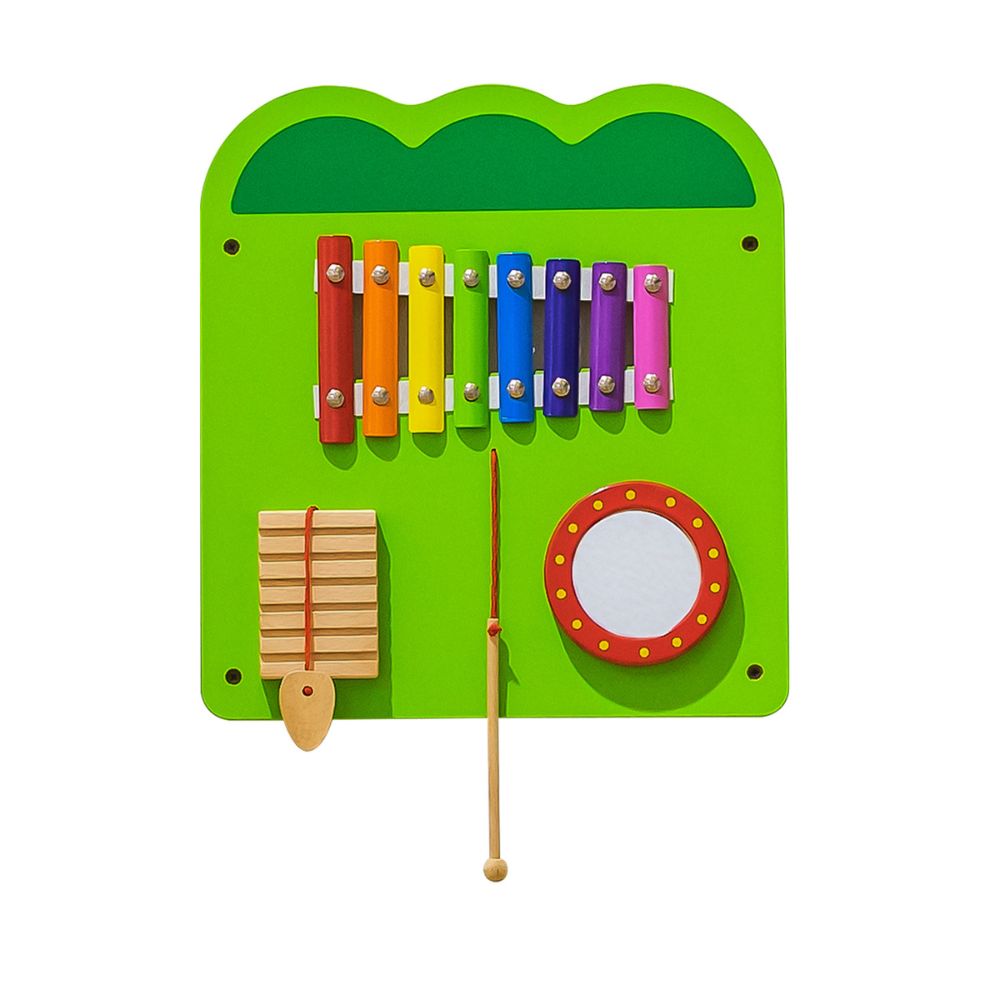 Grand Jouet mural - Le Crocodile - Eveil Montessori Maroc