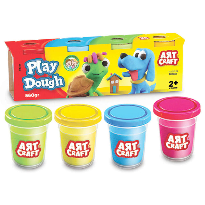 4 pots pâte à modeler - Eveil Montessori Maroc