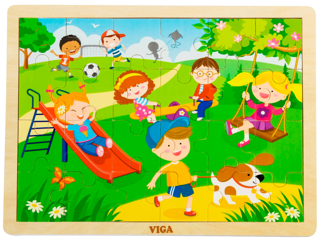 Puzzle des saisons - Printemps - 24 pièces - Eveil Montessori Maroc