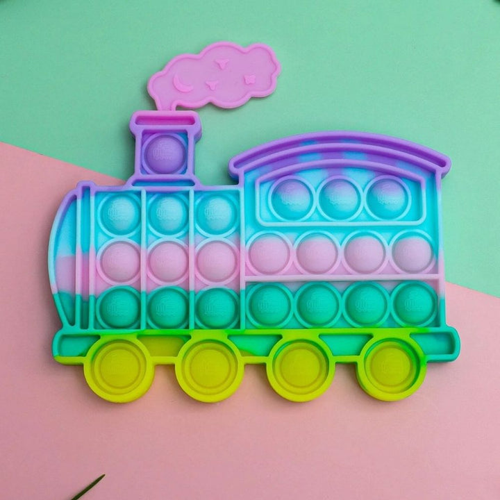 POP IT – Train – Rainbow – Fidget toys - Eveil Montessori Maroc