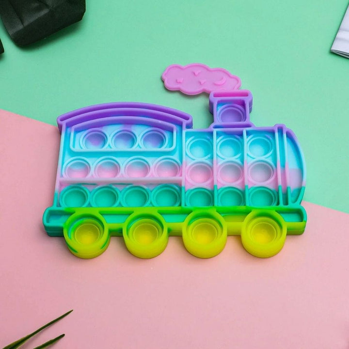 POP IT – Train – Rainbow – Fidget toys - Eveil Montessori Maroc
