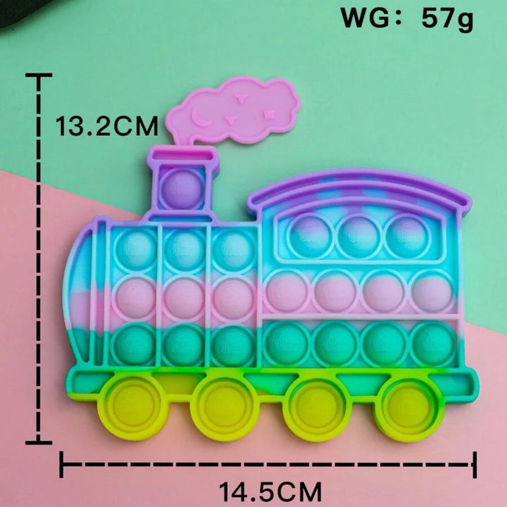 POP IT – Train – Rainbow – Fidget toys - Eveil Montessori Maroc