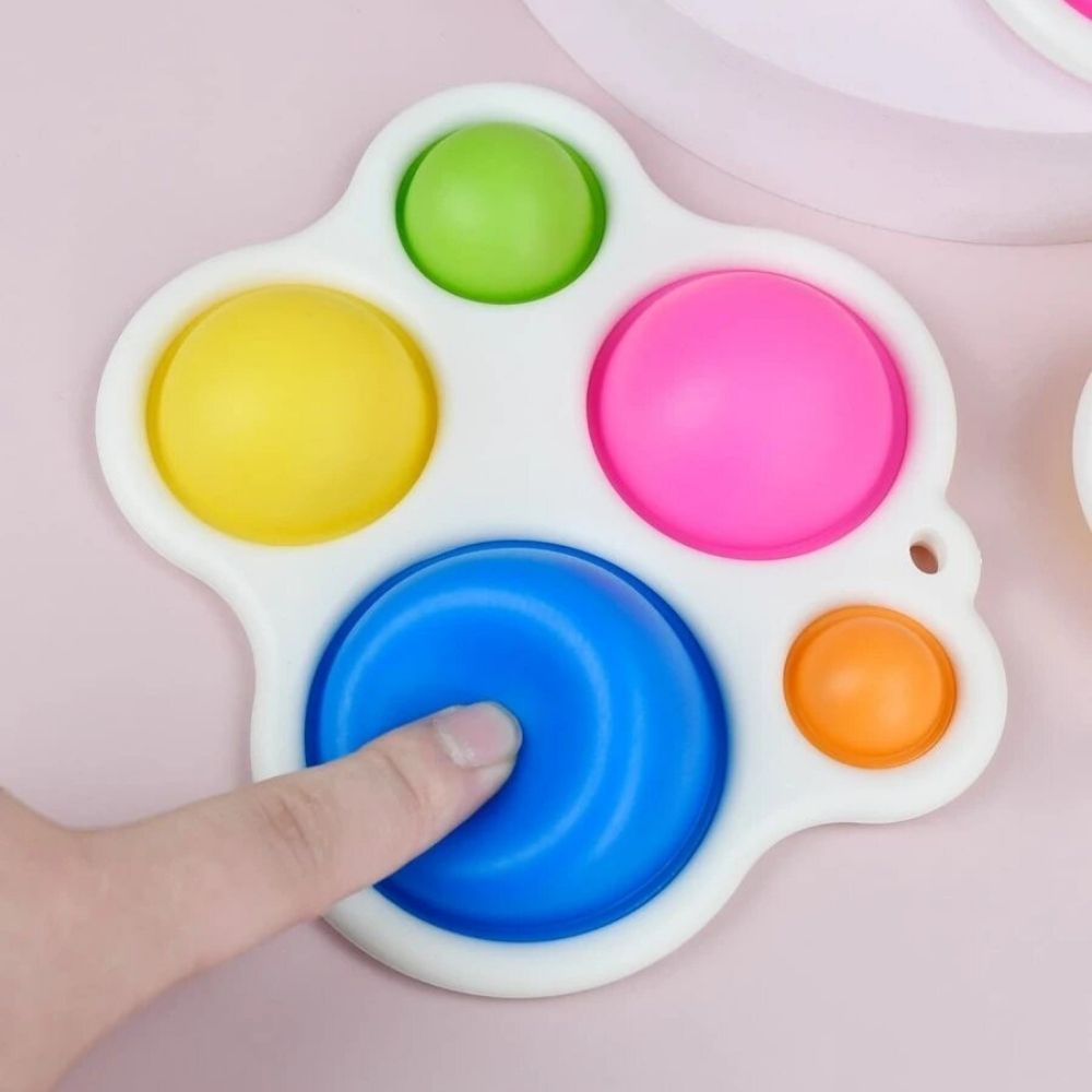 POP IT – Simple Dimple – Rainbow – Fidget toys - Eveil Montessori Maroc