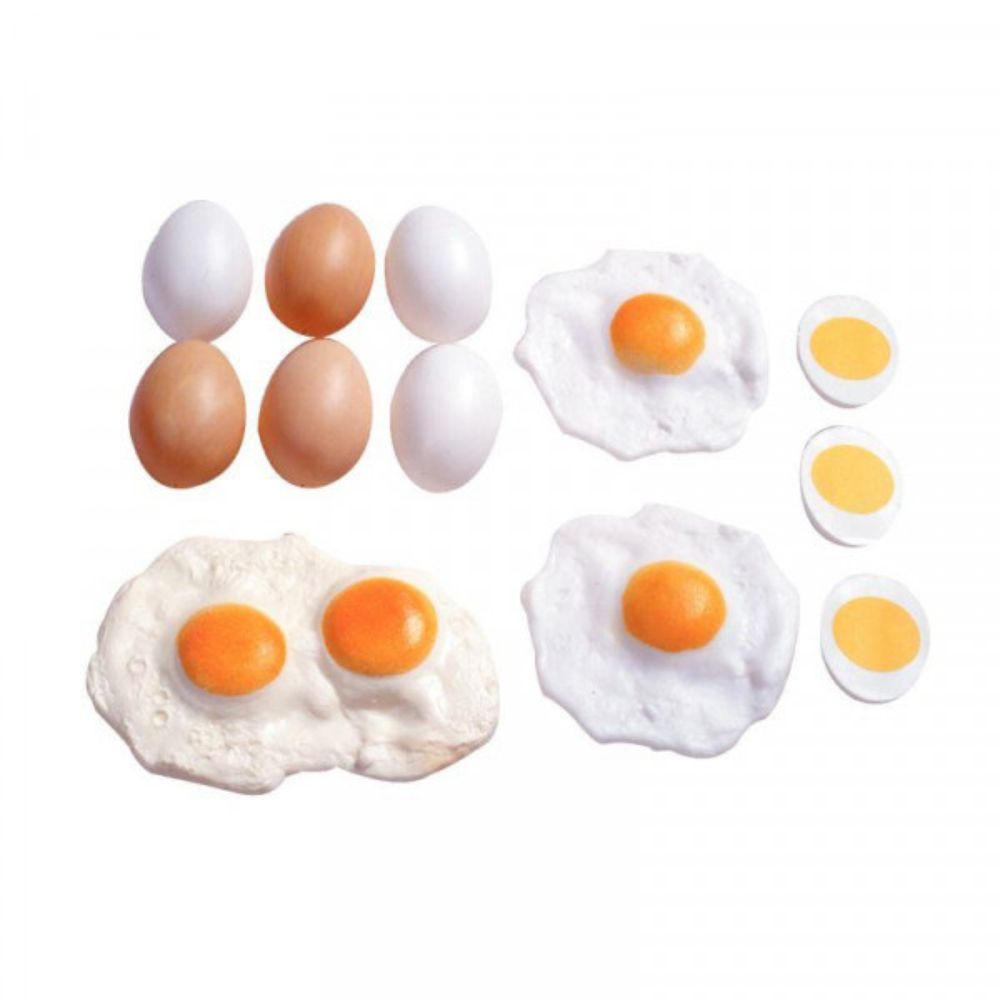 Œufs en plastique - Aliments en plastique - Eveil Montessori Maroc